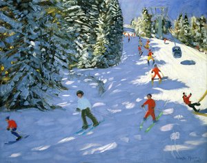 ゴンドラ、オーストリアアルプス、2004 作： Andrew Macara